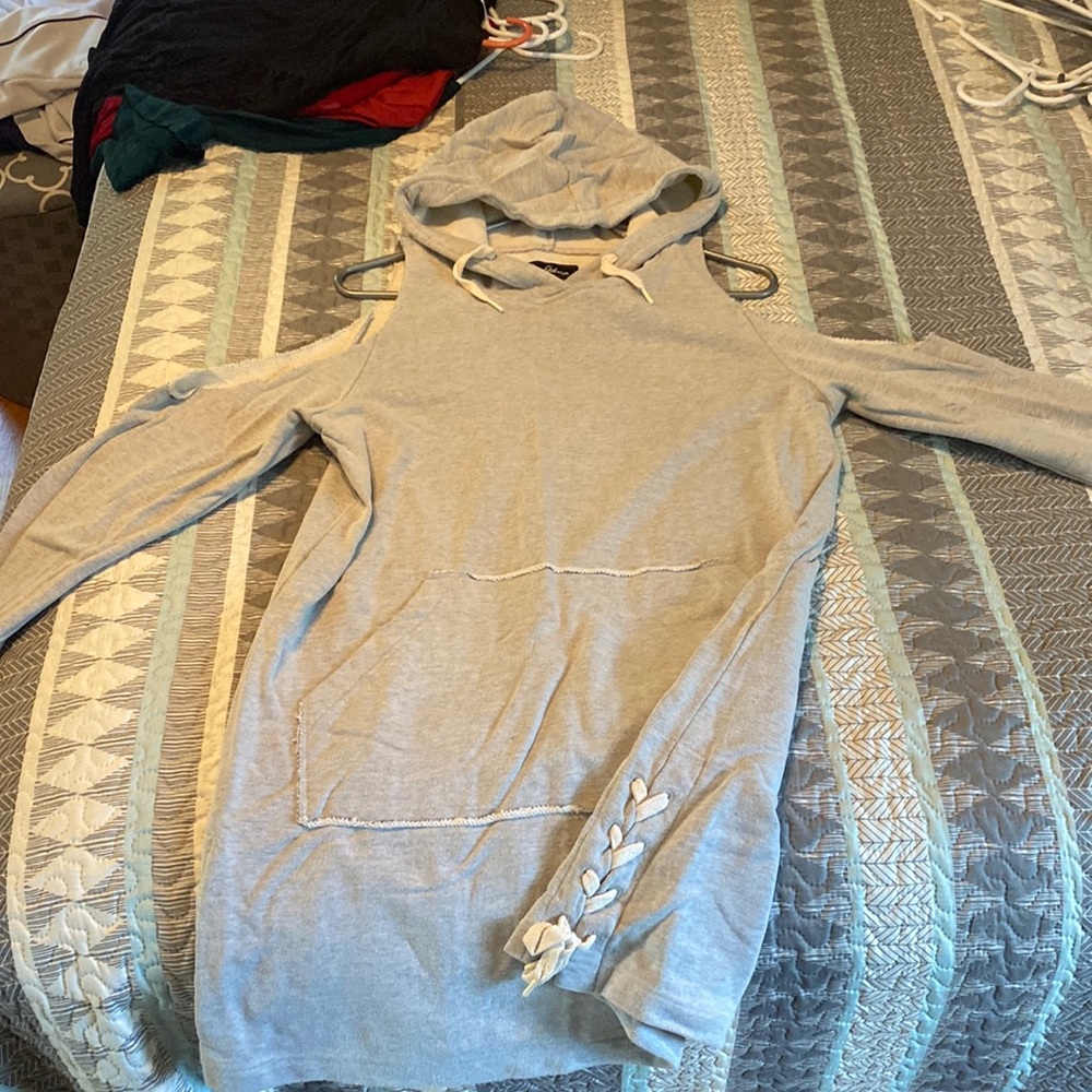 Sam Edelman cold shoulder sweatshirt dress